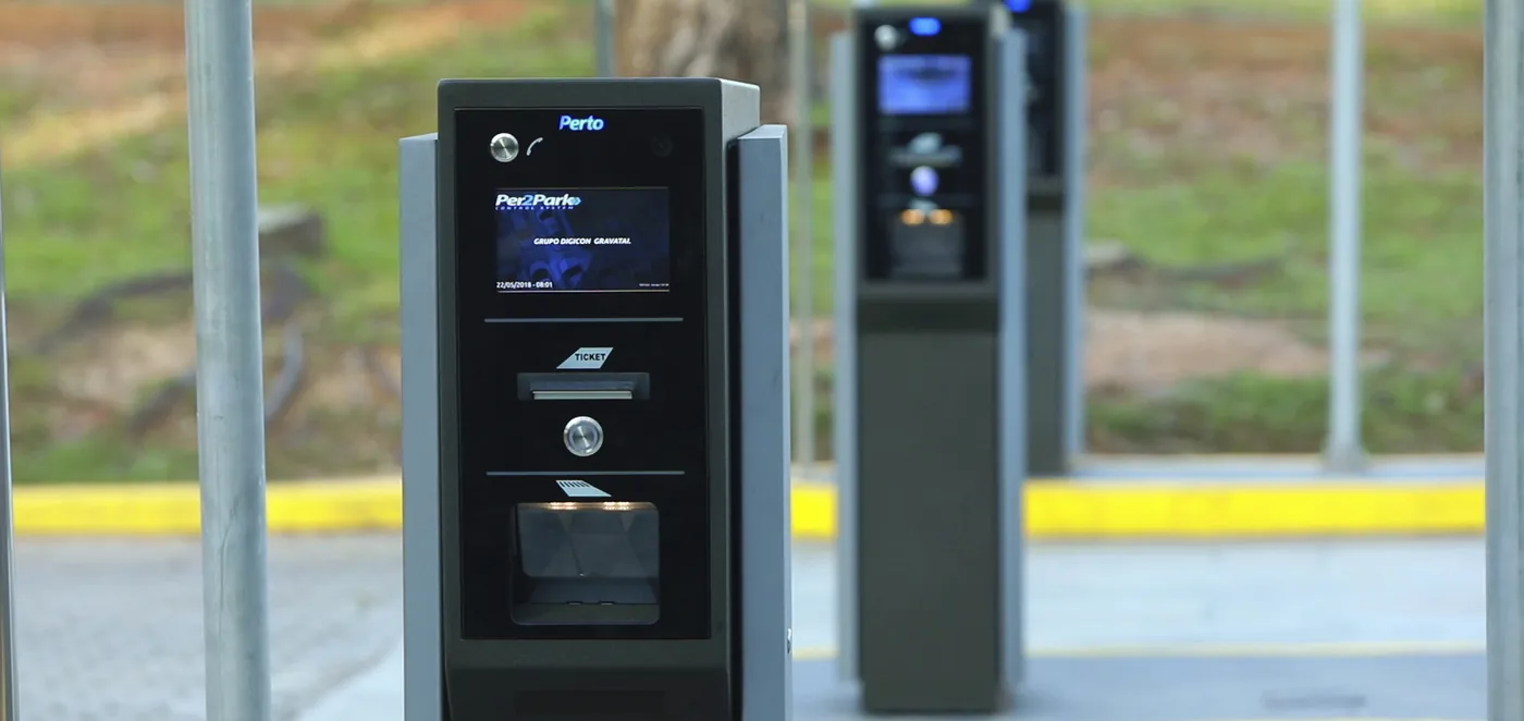Terminais de estacionamento da Perto